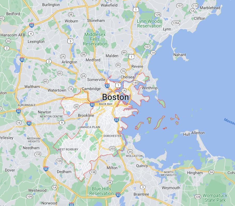 boston map